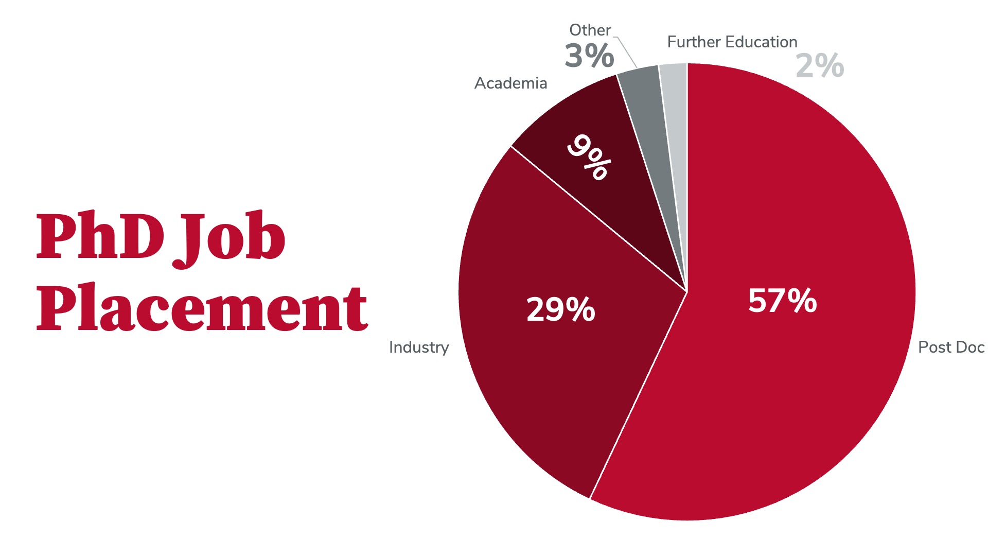 PhD Job Placement graphic