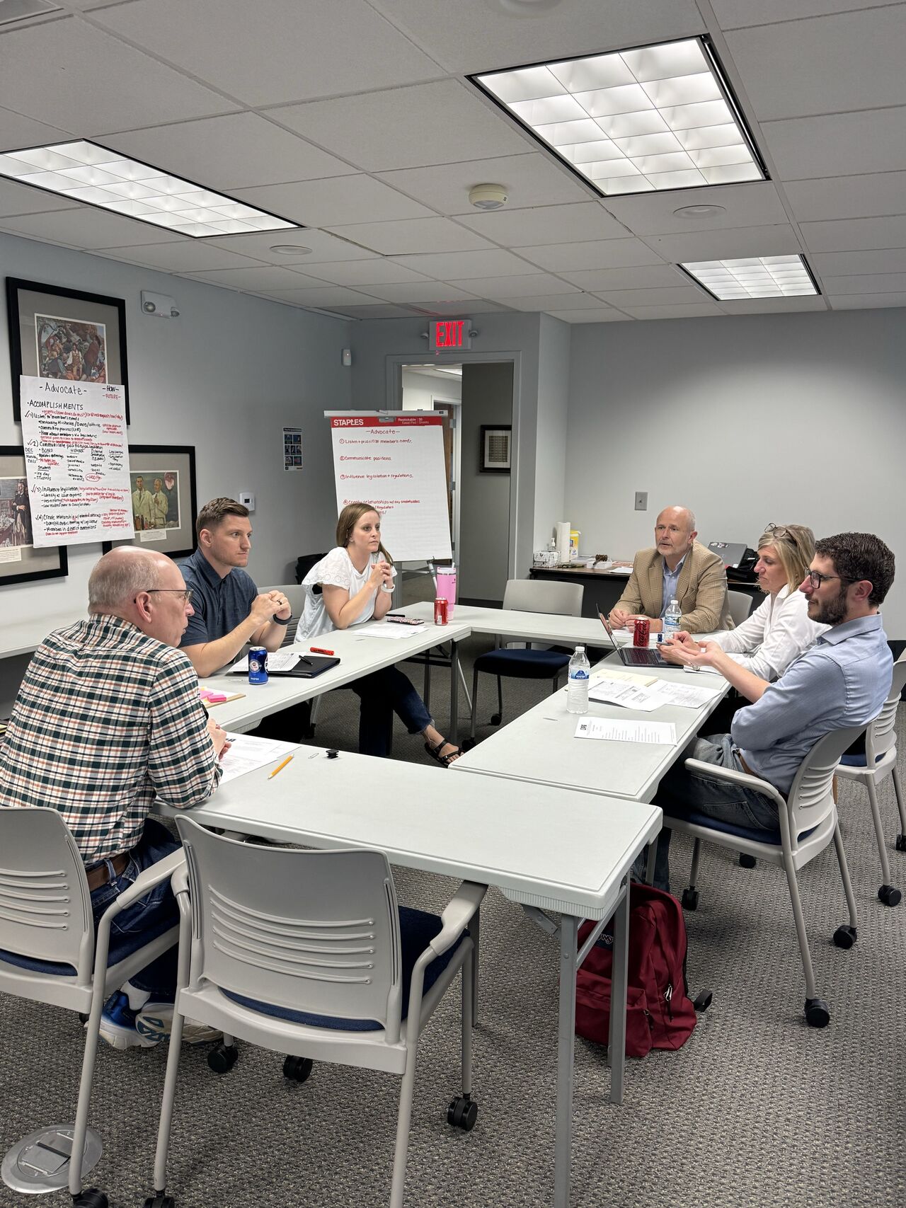 Dr. Wilkerson meeting with the OPA Board of Directors