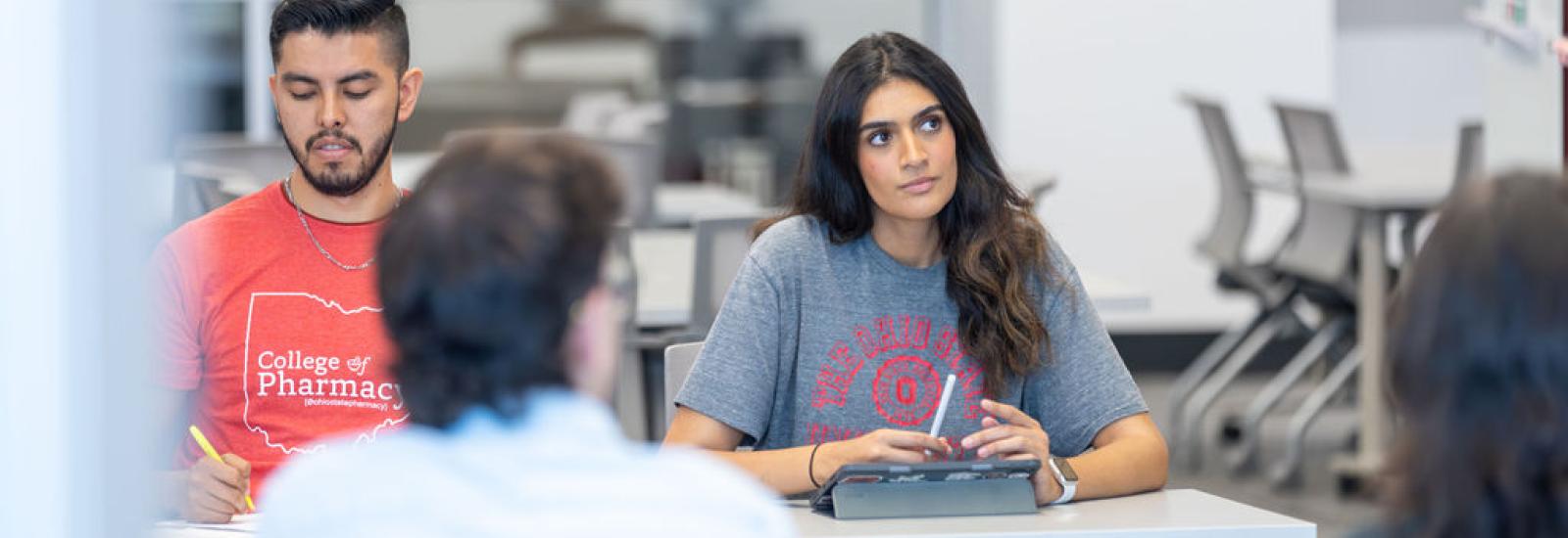 Students in class