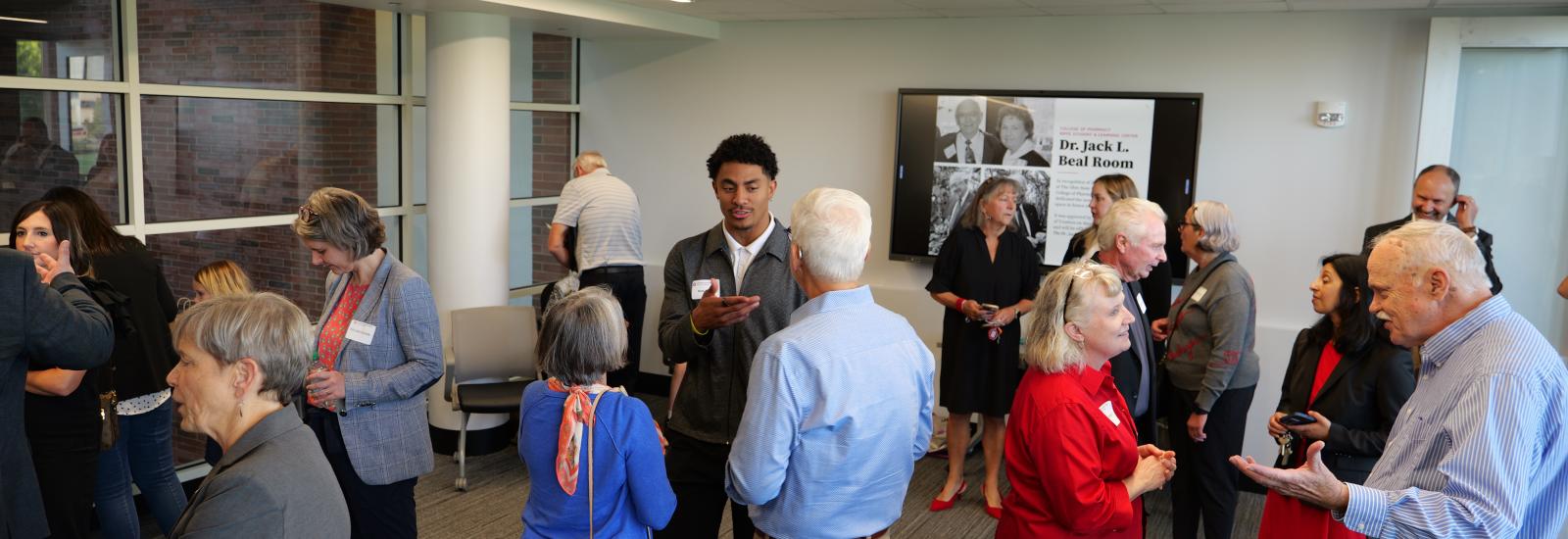 a room full of people