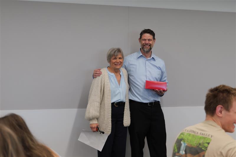 Dean Kroetz and Dr. Johnston