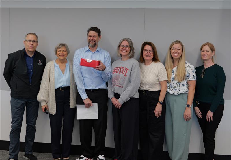 Dr. Johnston and faculty