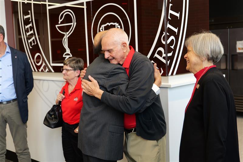 Ric and Dr. Nahata hugging