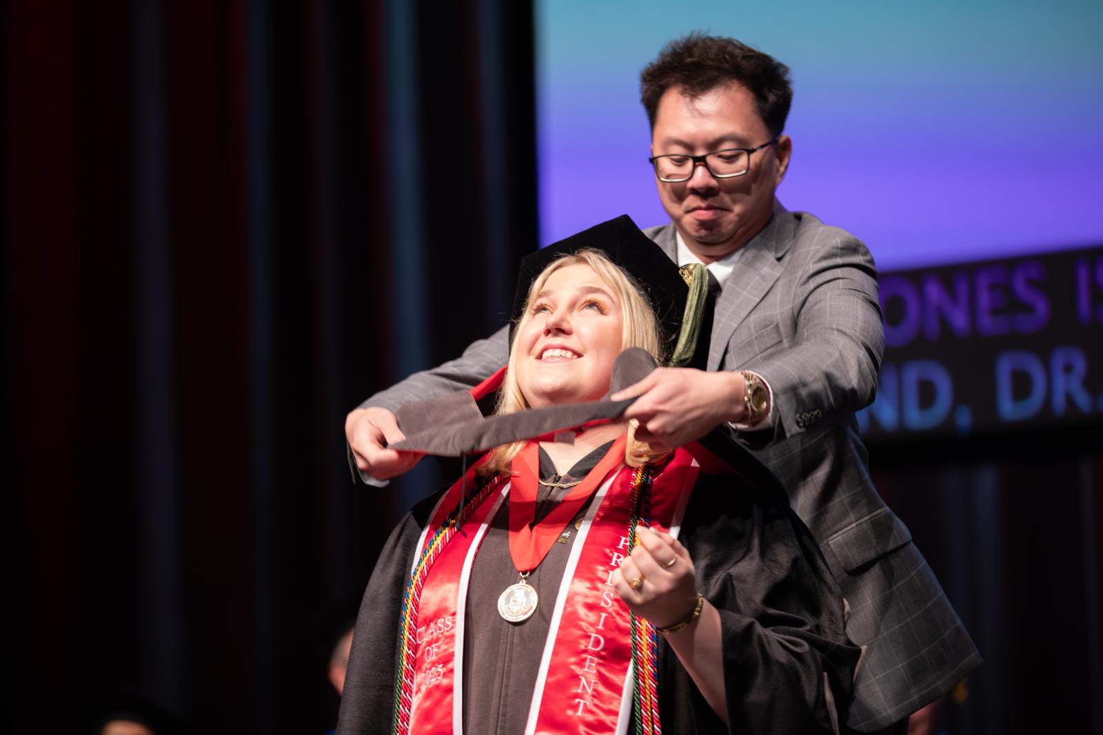 leah jones being hooded
