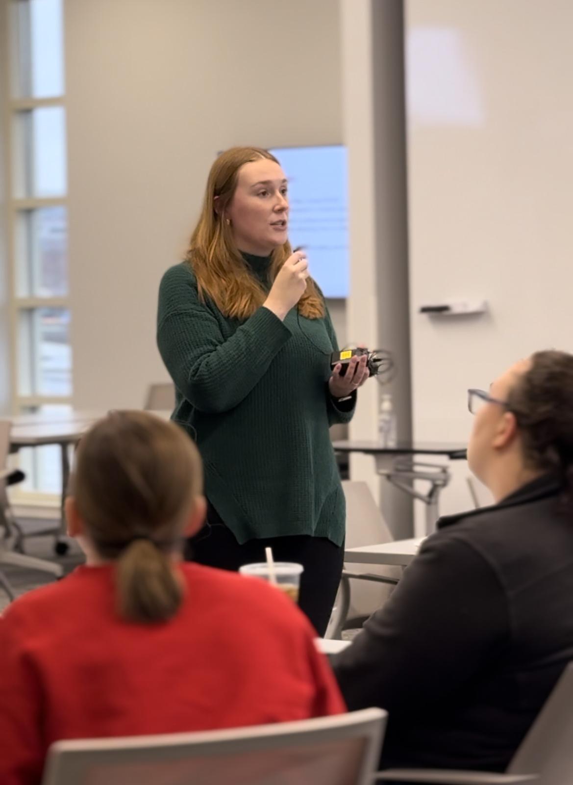 Dr. Blankenship leading a seminar at the annual Advocacy Bootcamp student event