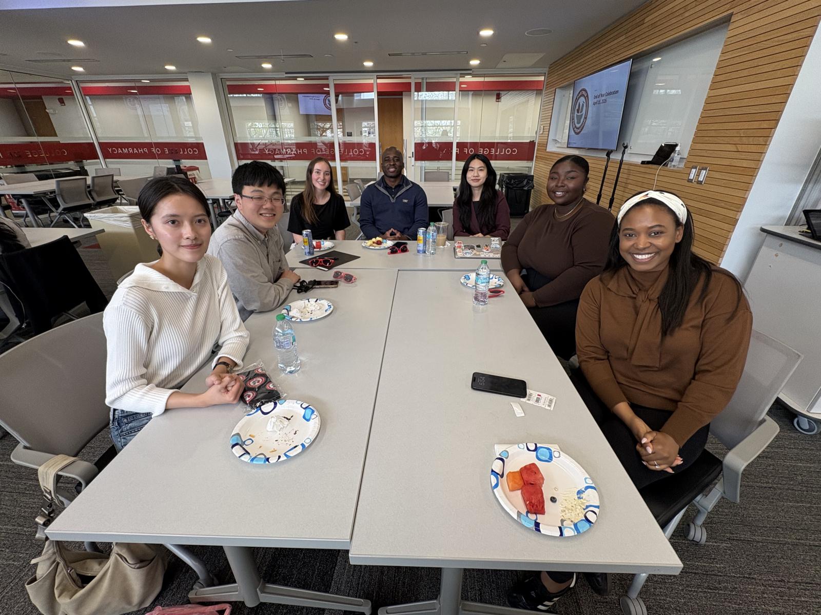 Students smiling