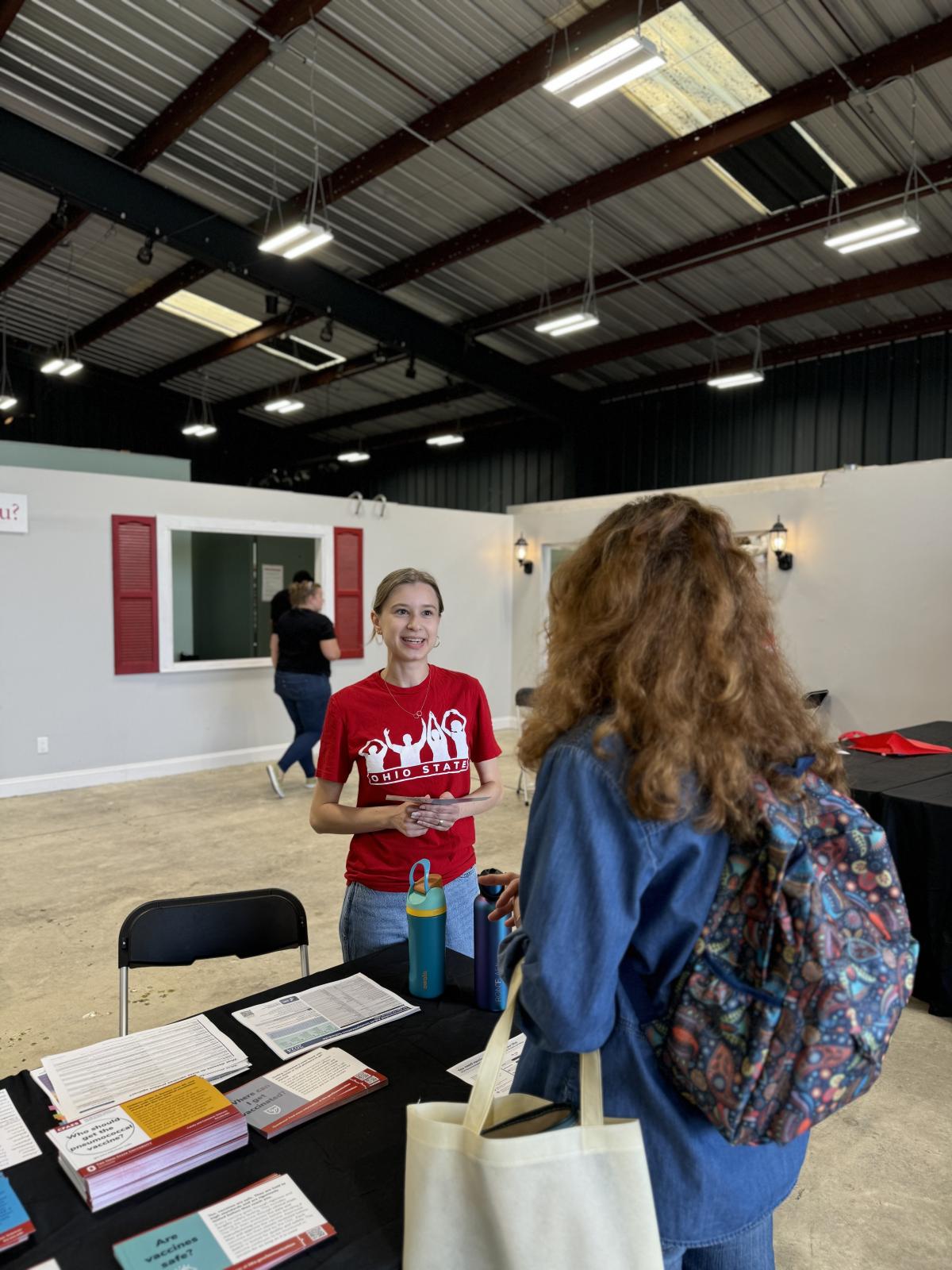 Melanie Ruzga at the Farm Science Review