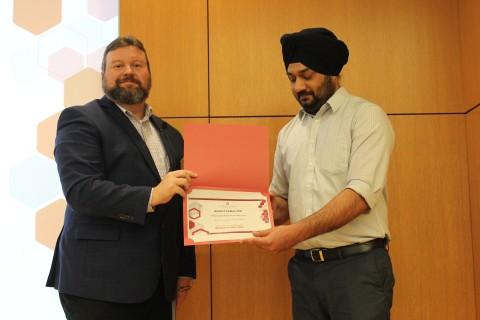 Dr. Jim Fuchs with Dr. Navjot Pabla