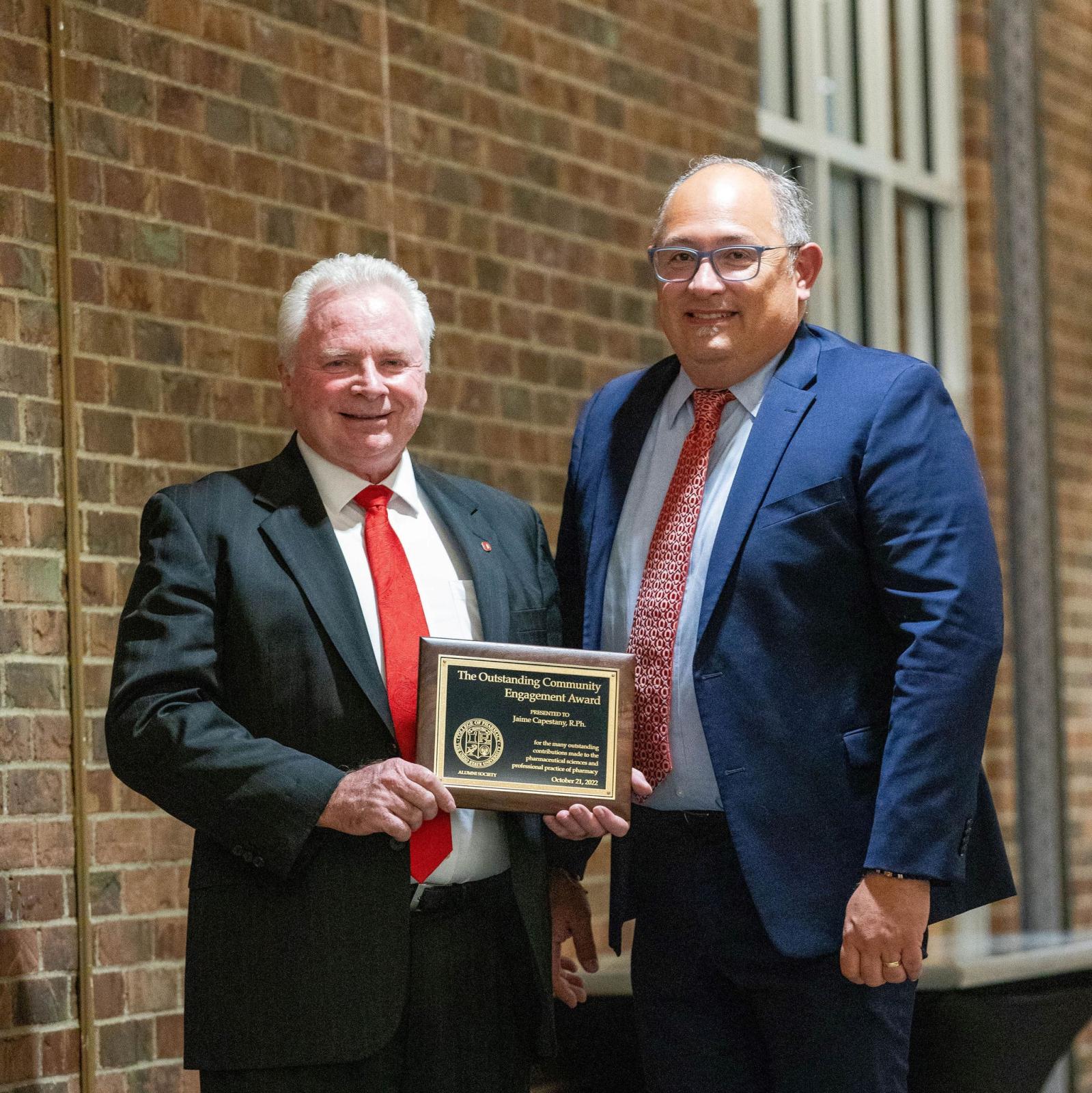 Jamie Capestany with Dean Mann