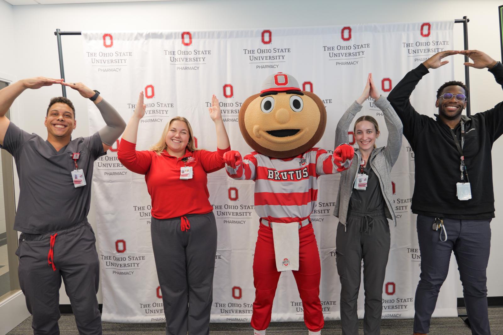MS HSPAL Students spelling out "OHIO"