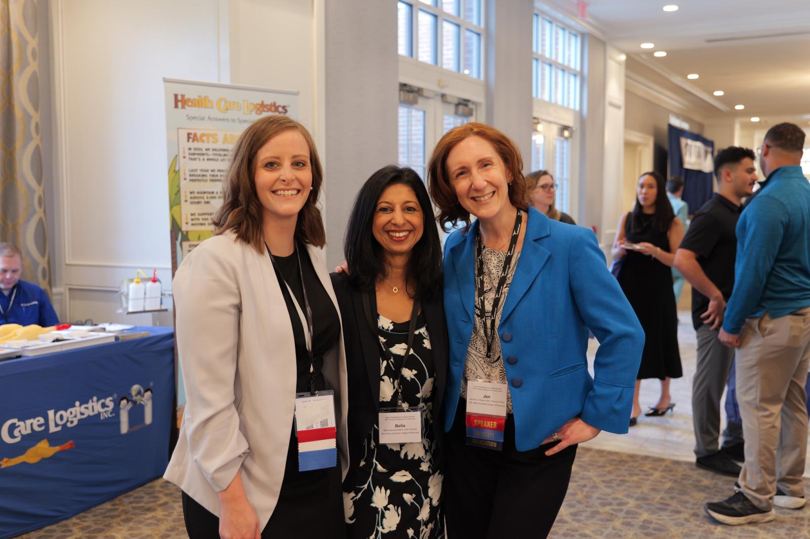Dana Wilkerson, Bella Mehta, and Jennifer Rodis posing together