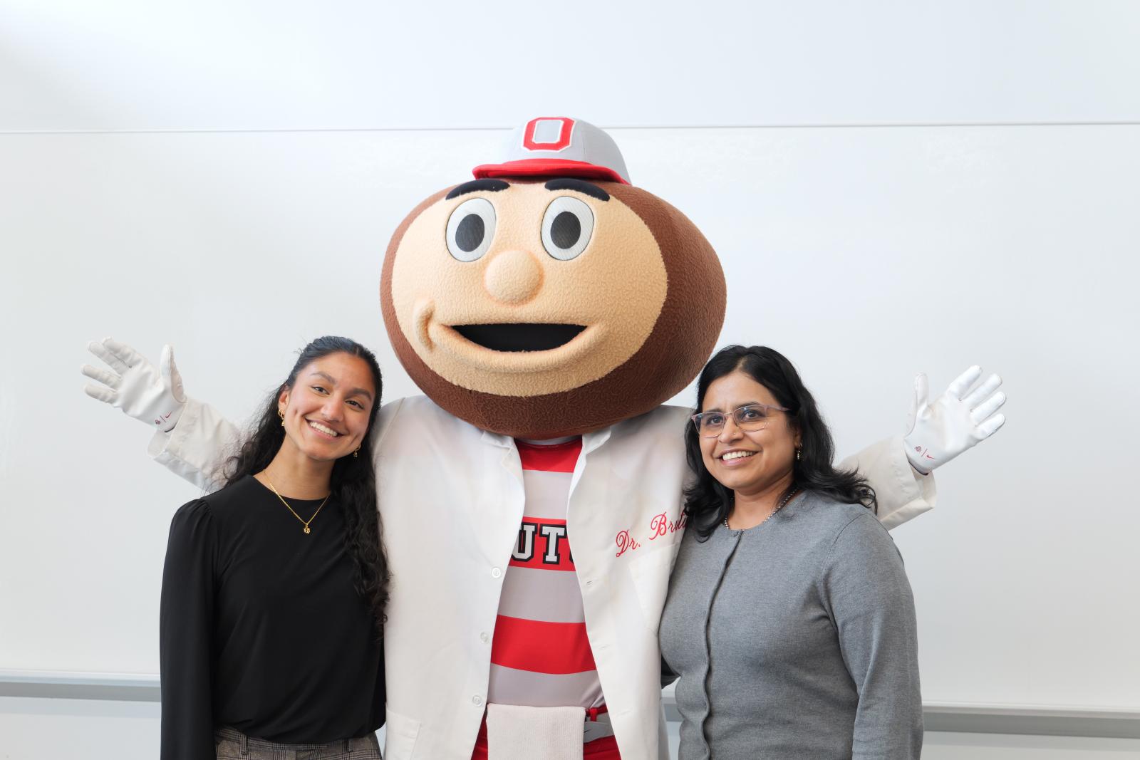 An admitted student, Brutus, and her guest