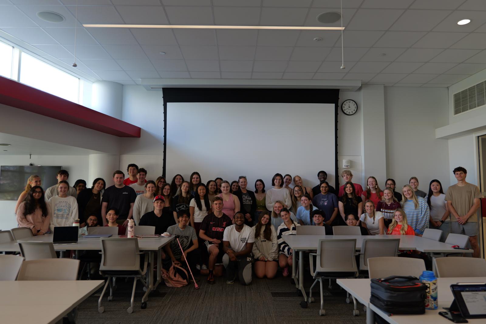 Students with Dr. Newman