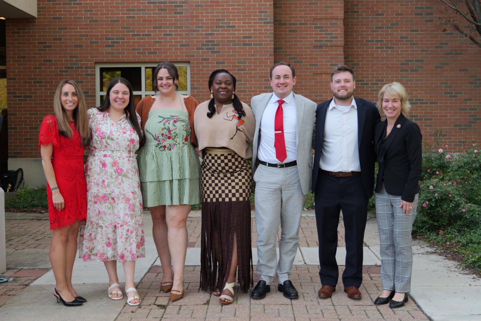 All of the students with Dr. Jordan