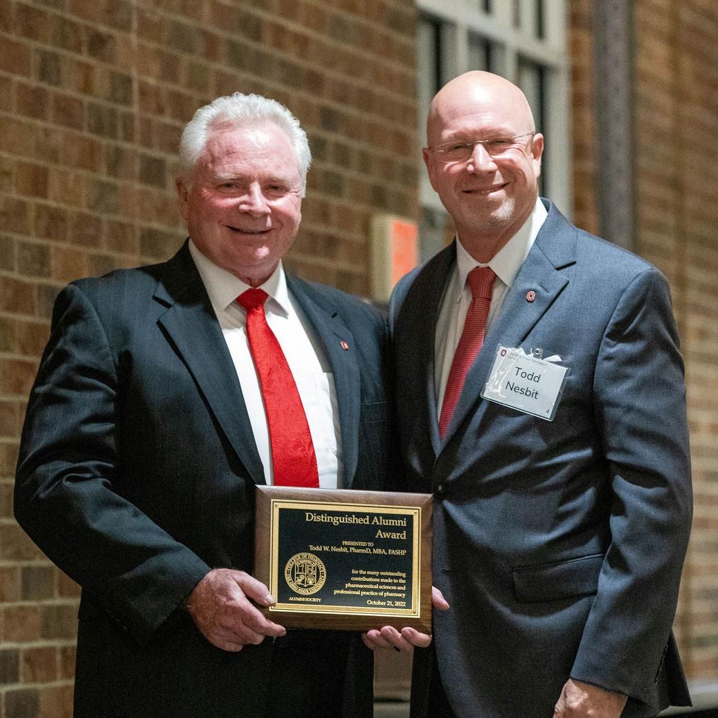 Dr. Todd Nesbit with Dean Mann