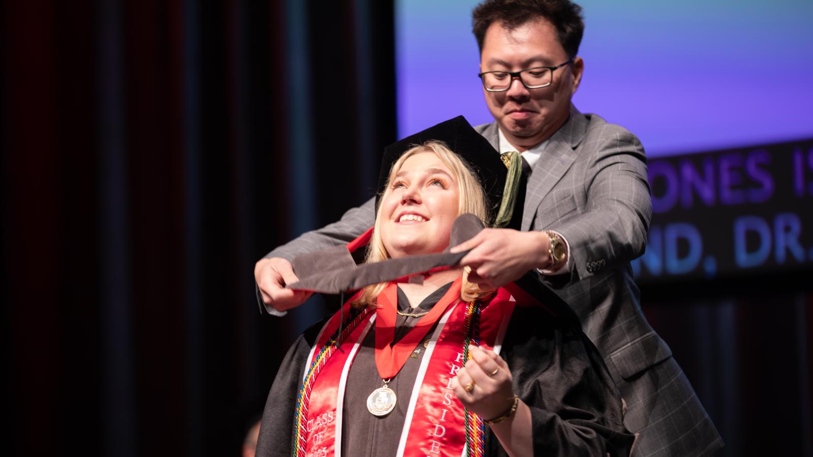 leah jones being hooded