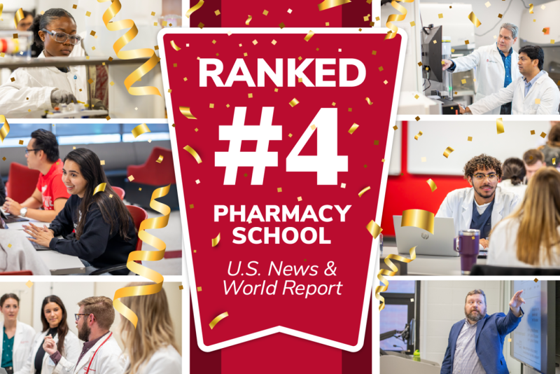 ranked #4 banner over collage of photos