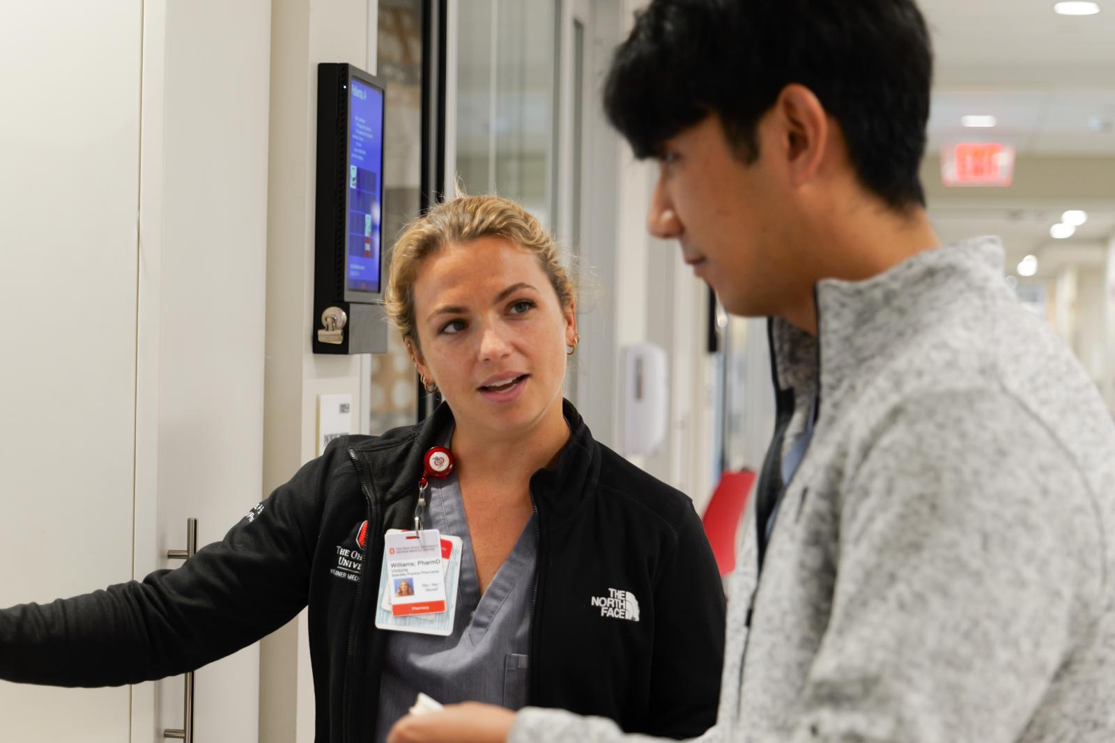 Dr. Williams with PharmD/PhD student Jin Kim