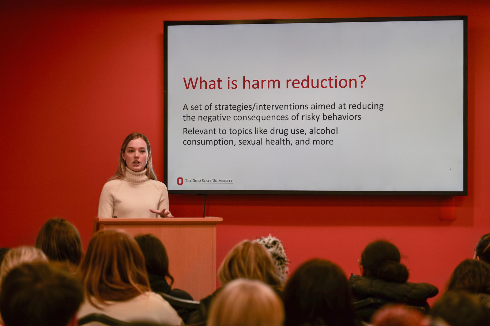 Students lead harm reduction efforts with high risk groups The