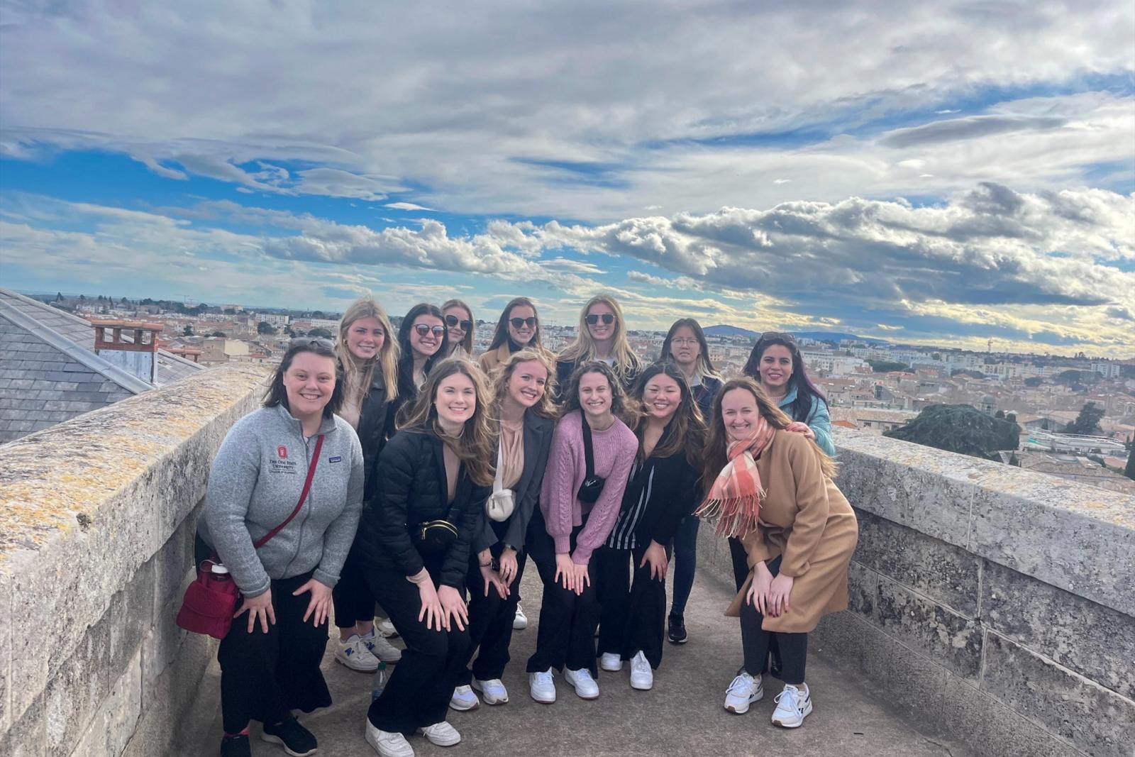 Ohio State College of Pharmacy Students at Carcassonne 