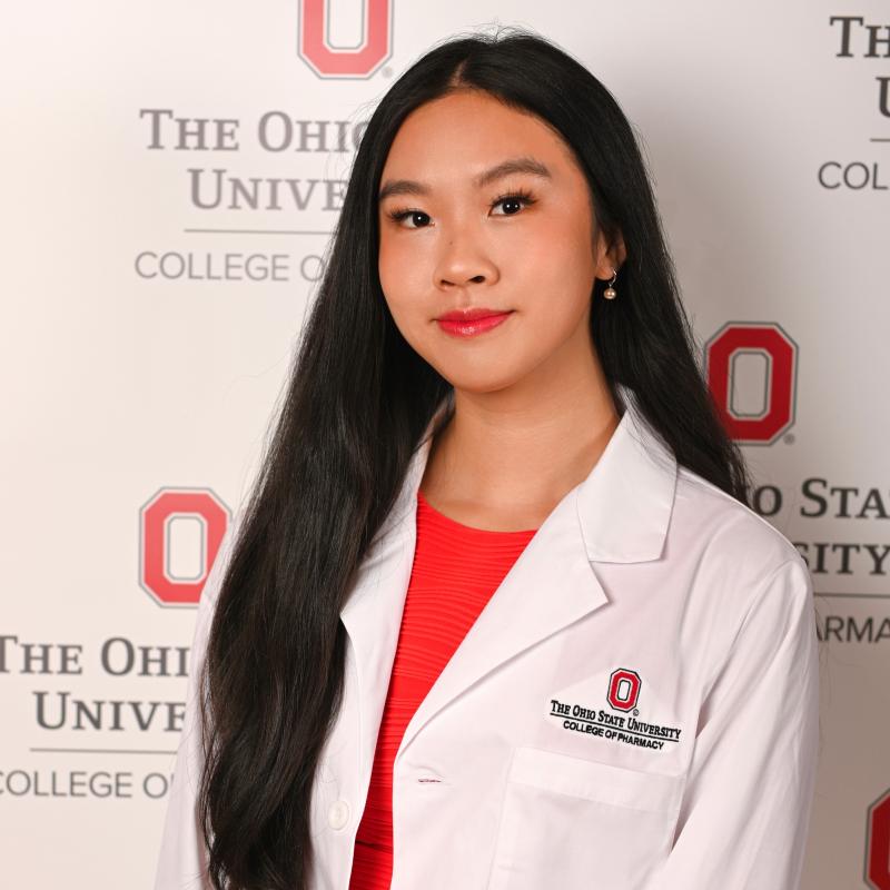 Lyann Trinh in white coat